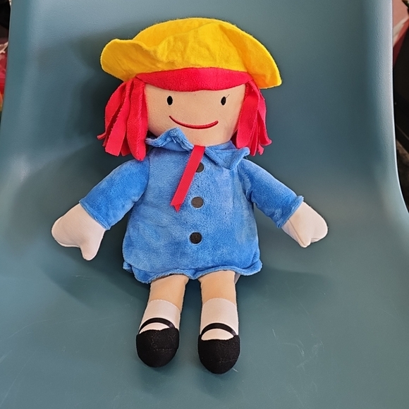 2022 Madeline 12" Plush Kohl's Care  Blue Dress Yellow Hat - Picture 1 of 6